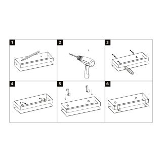 Полка для душа Lemark Shelf line 9776051 графит